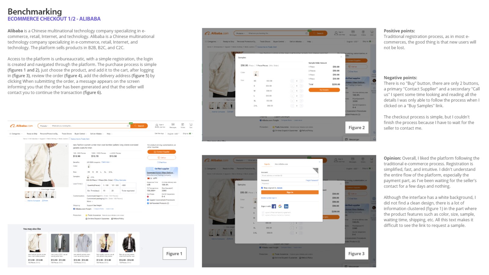 Alibaba product page with a Contact Supplier button instead of direct checkout